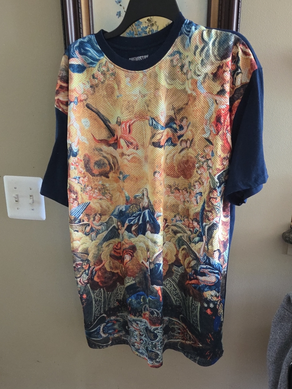 Chemistry Navy and Gold Graphic Tee